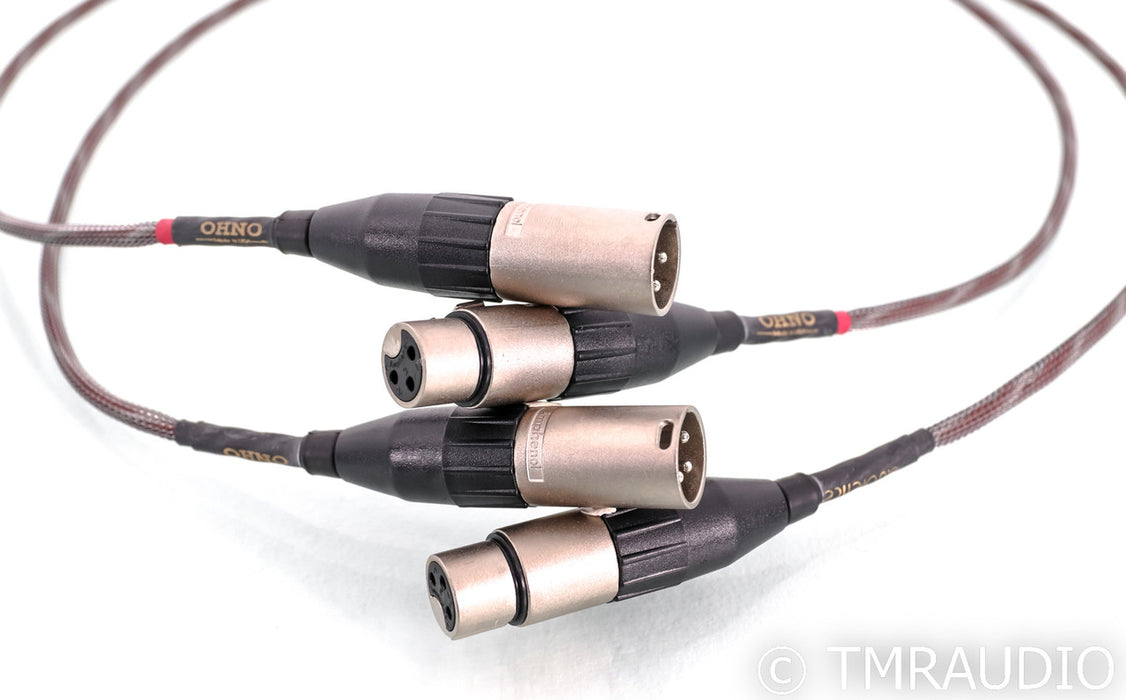 Audience OHNO XLR Cables; 1m Pair Balanced Interconnects