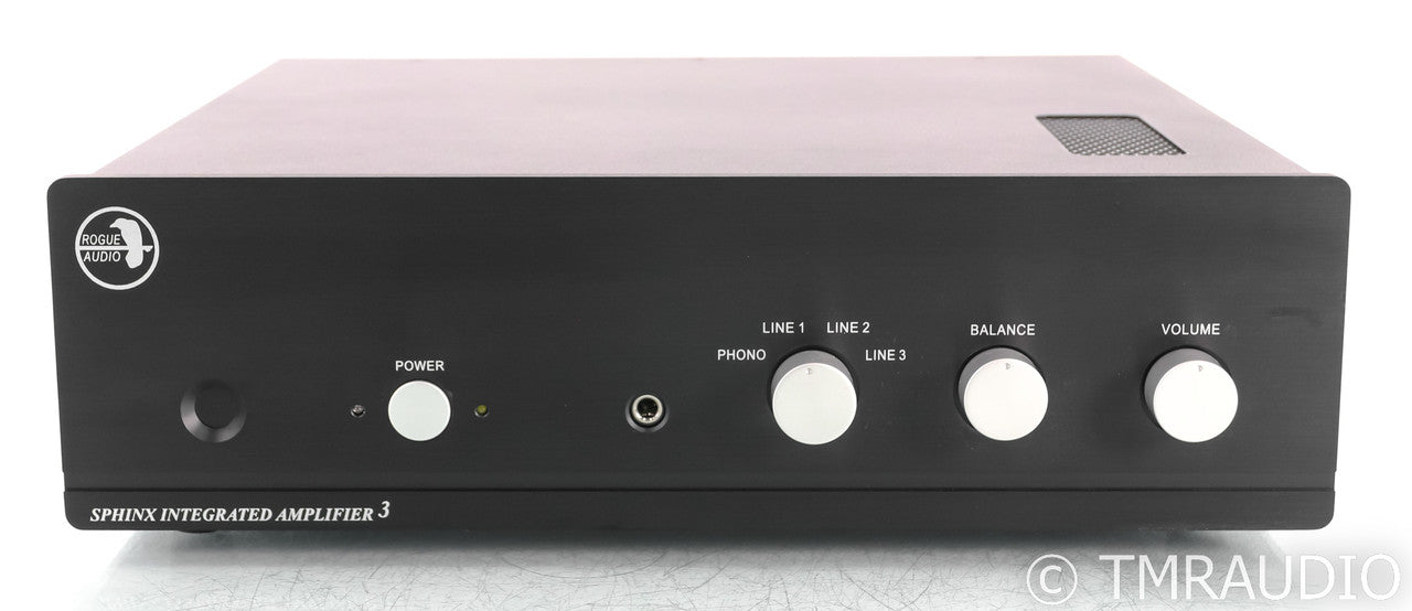 Rpogue Audio Sphinx V3 Stereo Tube Hybrid Integrated Amplifier; Black; Remote