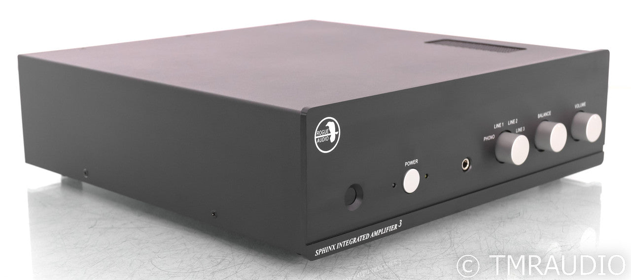 Rpogue Audio Sphinx V3 Stereo Tube Hybrid Integrated Amplifier; Black; Remote