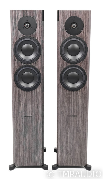 Dynaudio Focus 30 XD Active Floorstanding Speakers; DAC; Gray Oak Pair