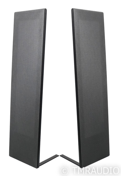 Magnepan MG.7 Floorstanding Speakers; Black Aluminum Dark Gray Fabric Pair