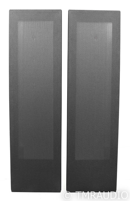 Magnepan MG.7 Floorstanding Speakers; Black Aluminum Dark Gray Fabric Pair