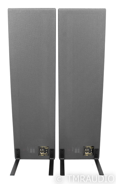 Magnepan MG.7 Floorstanding Speakers; Black Aluminum Dark Gray Fabric Pair