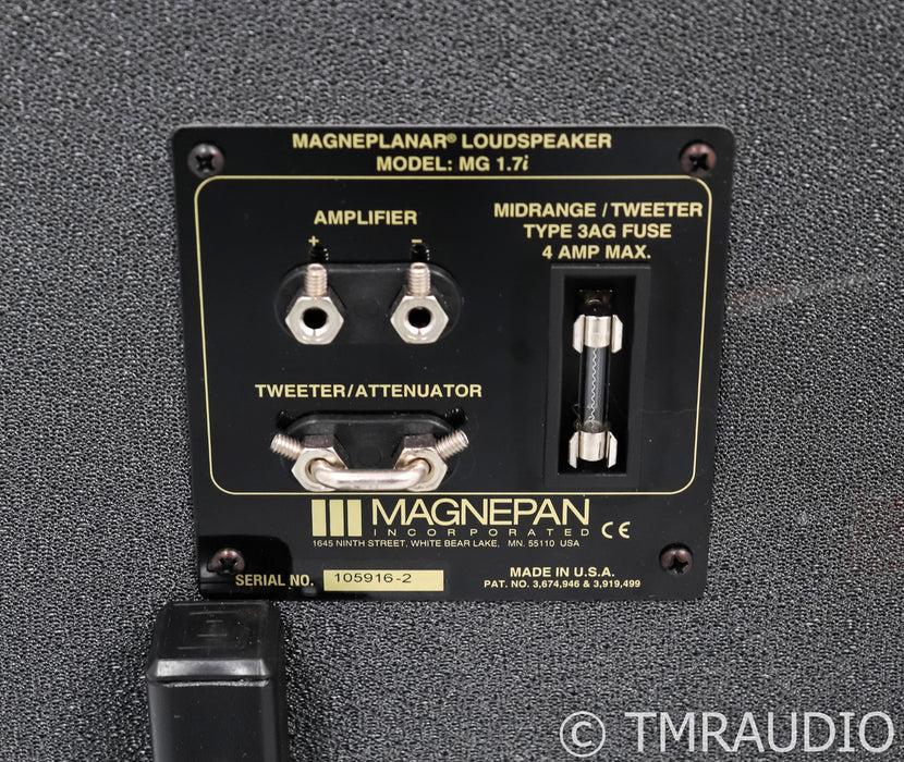 Magnepan MG1.7i Planar Magnetic Floorstanding Speakers; Silver Pair (Open Box)