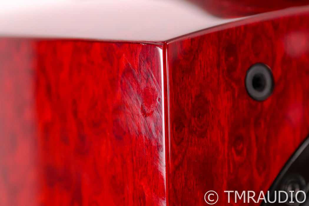 B&W Signature 805 Bookshelf Speakers; Red B/Eye Pair