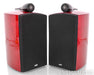 B&W Signature 805 Bookshelf Speakers; Red B/Eye Pair