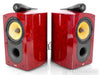 B&W Signature 805 Bookshelf Speakers; Red B/Eye Pair