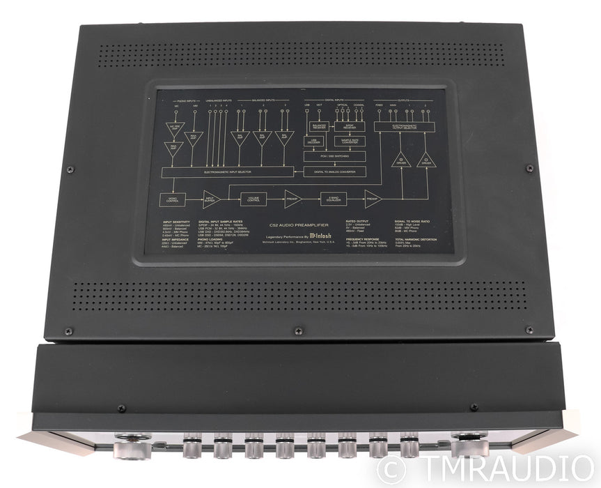 McIntosh C52 Stereo Preamplifier / DAC; C-52; D/A Converter; USB; Remote