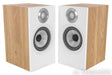 Bowers & Wilkins 607 S2 Anniversary Edition Bookshelf Speakers; S-2; White & Oak Pair