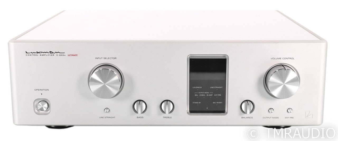 Luxman C-900u Stereo Preamplifier; C900u; Silver; Remote