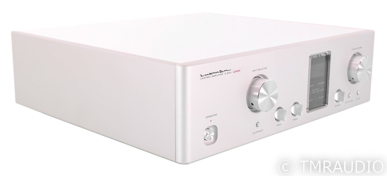 Luxman C-900u Stereo Preamplifier; C900u; Silver; Remote