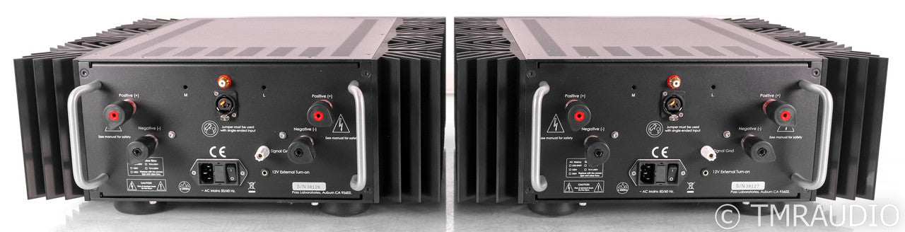 Pass Labs X260.8 Mono Power Amplifiers; Silver Pair