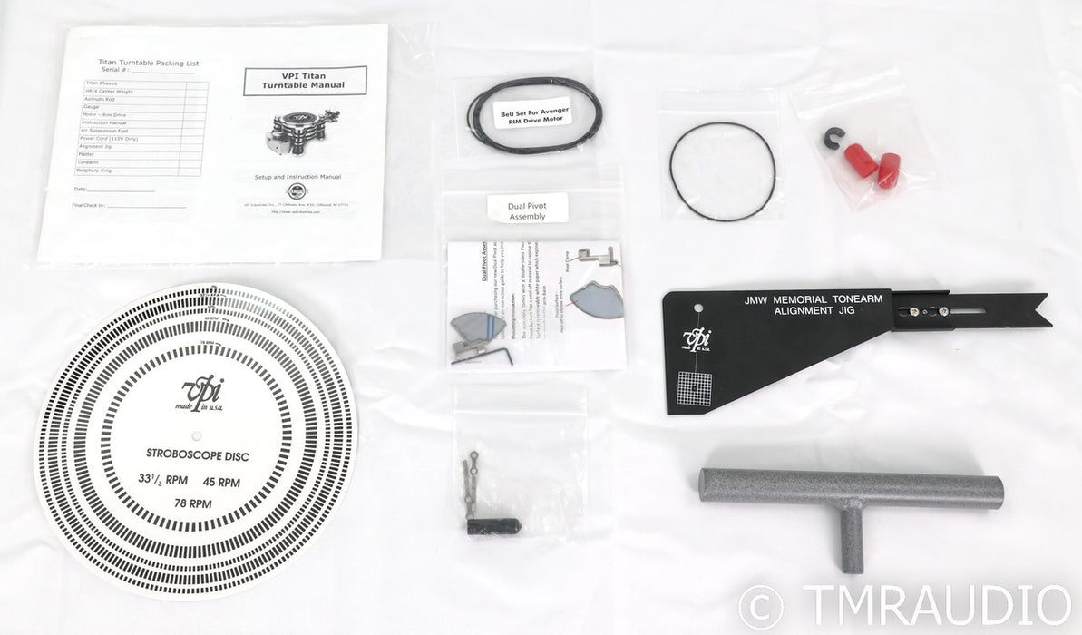 VPI Titan Belt-Drive Turntable; VPI Fatboy 12" Tonearm (No Cartridge)