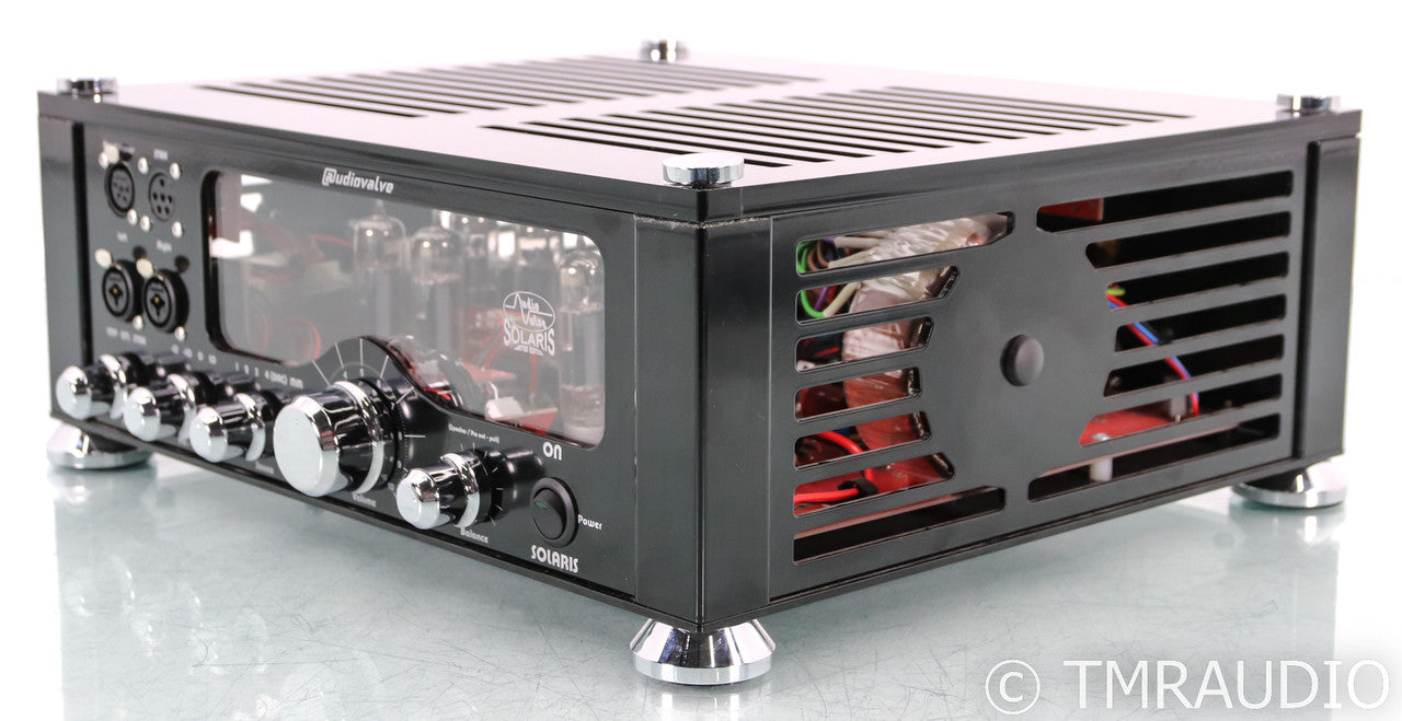 AudioValve Solaris Stereo Tube Integrated Amplifier; MM Phono; Remote
