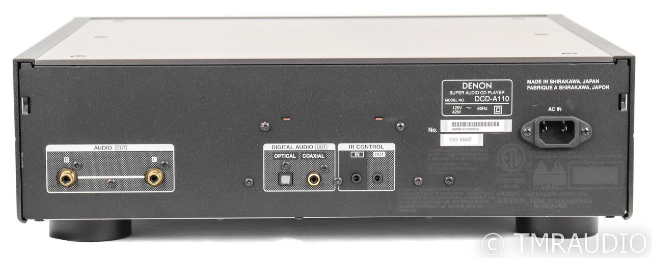 Denon DCD-A110 SACD / CD Player; 110th Anniversary Edition; Remote