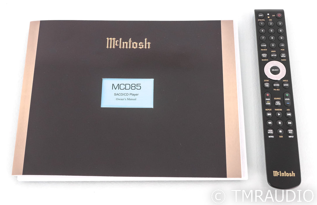 McIntosh MCD85 SACD / CD Player; MCD-85; Remote