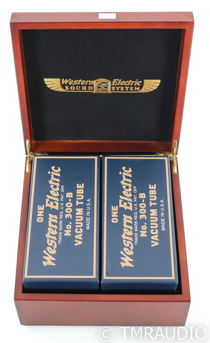 Western Electric 300B Vacuum Tubes; 300-B; Matched Pair (New)