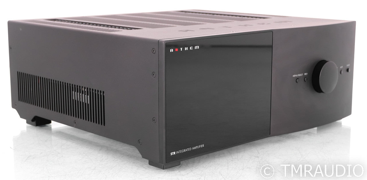 Anthem STR Stereo Integrated Amplifier; Black; Remote; MM / MC Phono