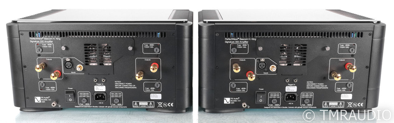 PS Audio BHK300 Mono Tube Hybrid Power Amplifier; BHK-300; Black Pair