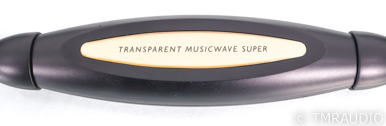 Transparent MusicWave Super Speaker Cables; 8ft Pair