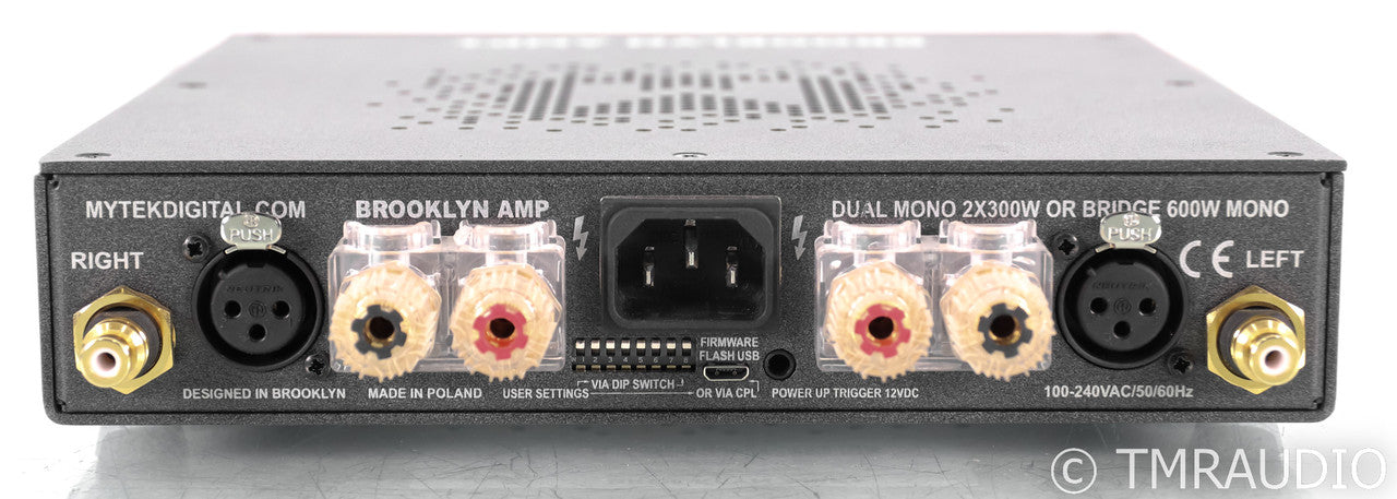 Mytek Brooklyn Amp + Stereo Power Amplifier; Black