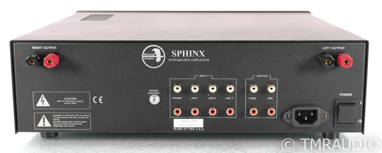 Rogue Audio Sphinx V3 Stereo Tube Hybrid Integrated Amplifier; V-3; Remote