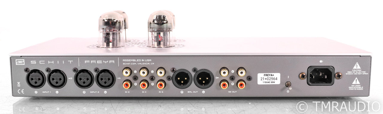 Schiit Freya+ Stereo Tube Hybrid Preamplifier; Silver; Remote