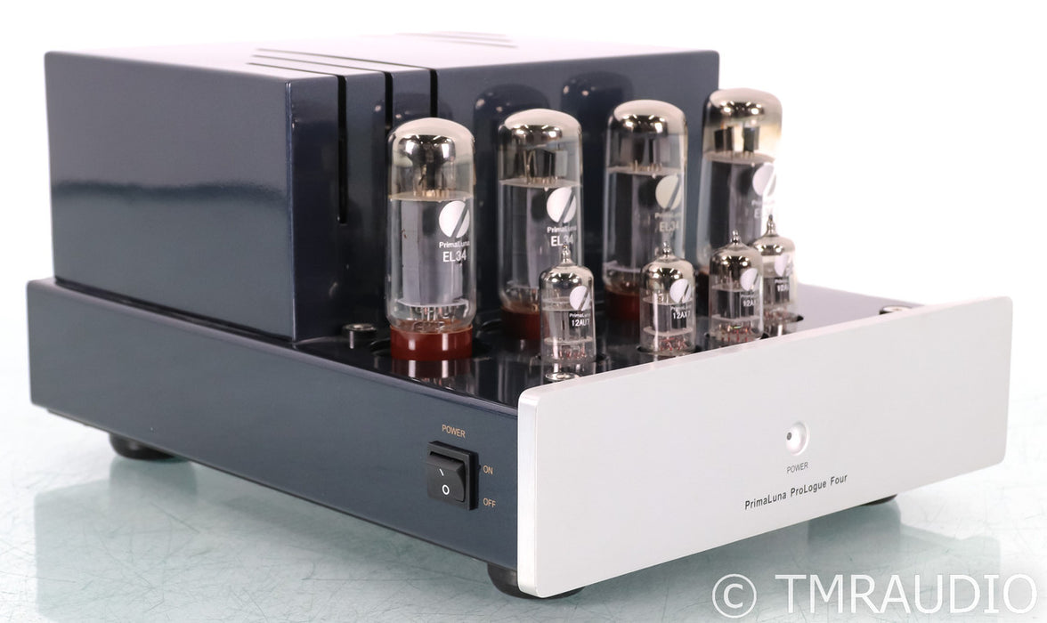 PrimaLuna ProLogue Four Stereo Tube Power Amplifier; Silver