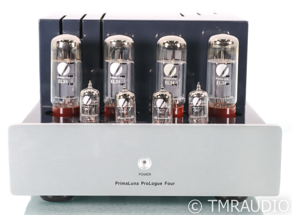 PrimaLuna ProLogue Four Stereo Tube Power Amplifier; Silver