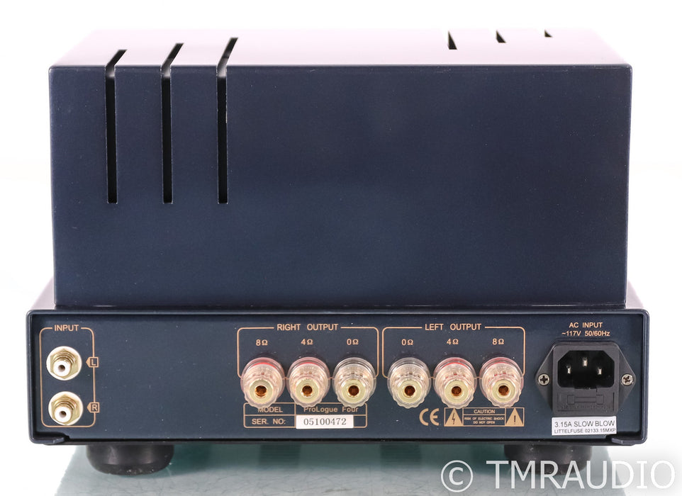 PrimaLuna ProLogue Four Stereo Tube Power Amplifier; Silver