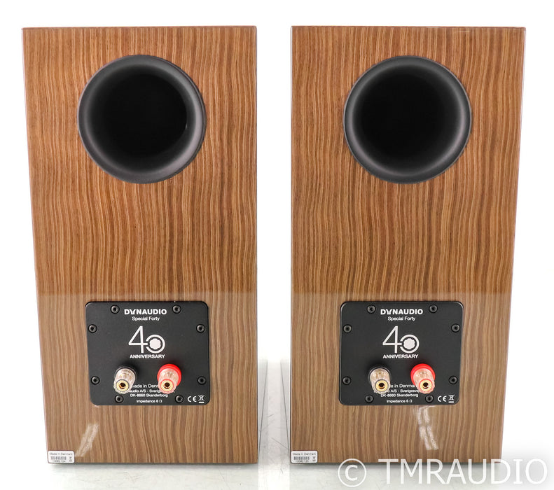 Dynaudio Special Forty Bookshelf Speakers; 40th Anniversary; Ebony Wave Pair