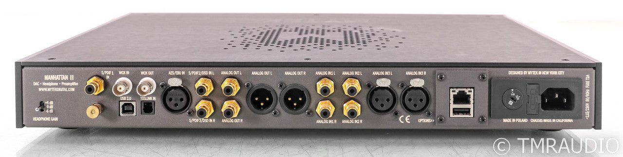 Mytek Manhattan II Stereo Preamplifier / DAC; D/A Converter; Network Upgrade