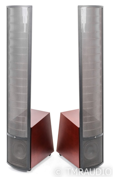 Martin Logan Theos Electrostatic Hybrid Floorstanding Speakers; Cherry Pair
