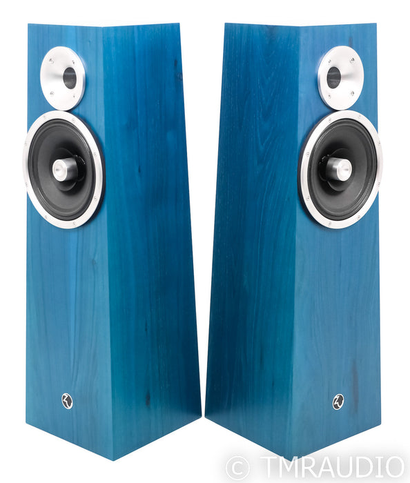 Zu Audio Soul Supreme MkI [Rev-A] Floorstanding Speakers; Teal Pearl Satin Pair