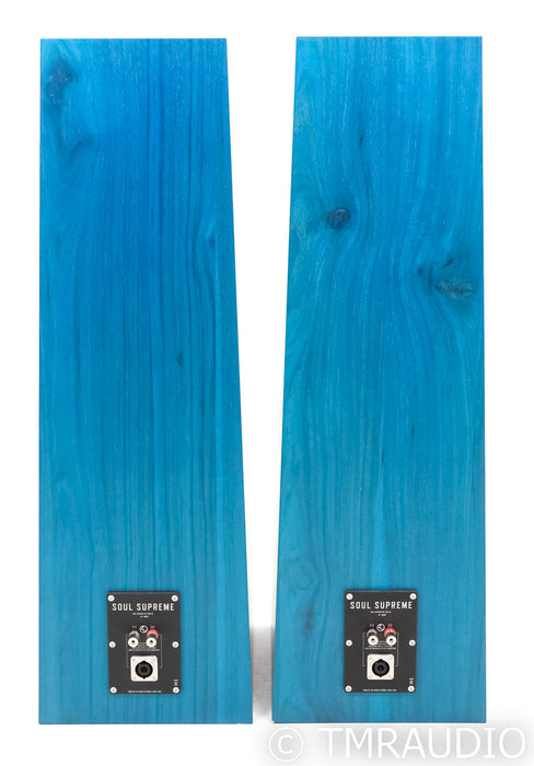 Zu Audio Soul Supreme MkI [Rev-A] Floorstanding Speakers; Teal Pearl Satin Pair