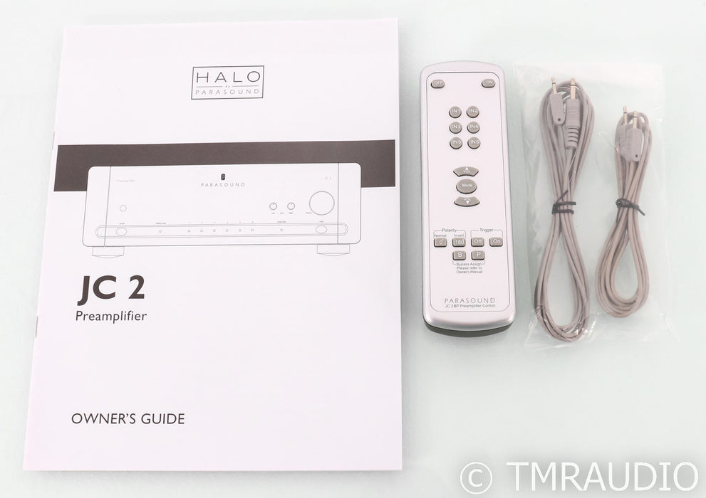 Parasound Halo JC2 Stereo Preamplifier; Silver; Remote