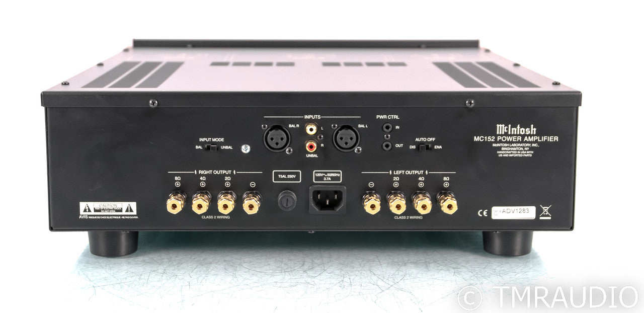 McIntosh MC152 Stereo Power Amplifier; MC-152