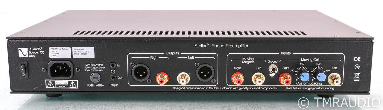 PS Audio Stellar MM / MC Phono Preamplifier; Black; Remote (Used)