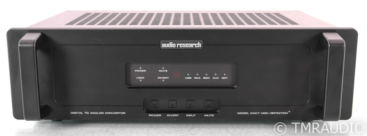 Audio Research DAC7 DAC; D/A Converter; DAC-7; Black; Remote