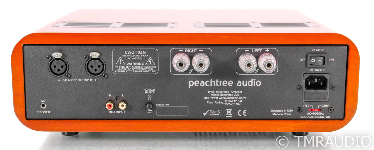 Peachtree Audio 220 Stereo Power Amplifier; Cherry