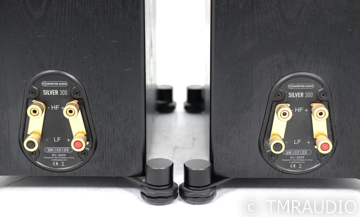 Monitor Audio Silver 300 6G Floorstanding Speakers; Black Oak Pair