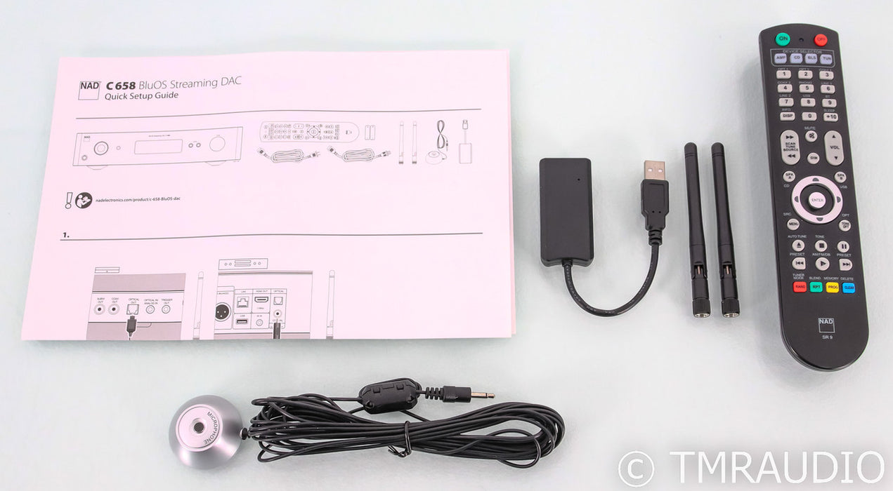 NAD C 658 Wireless Streaming DAC; D/A Converter; C658; BluOS; Remote