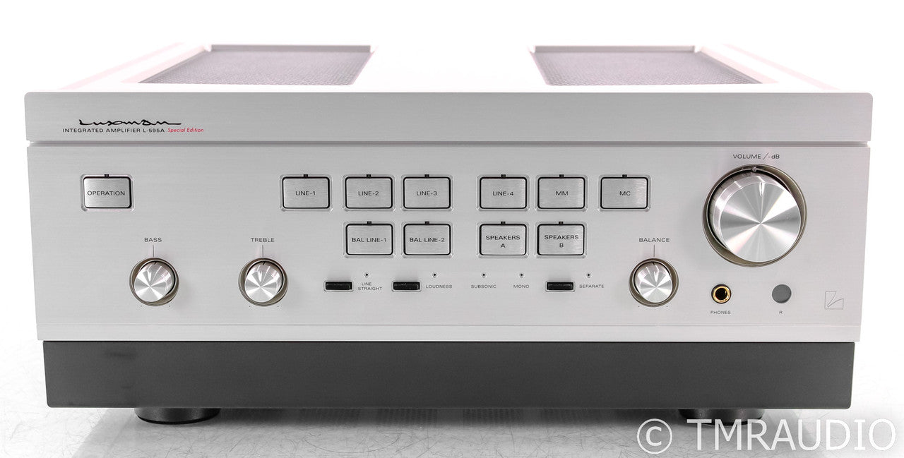 Luxman L-595A Special Edition Stereo Integrated Amplifier; Remote; MM / MC Phono