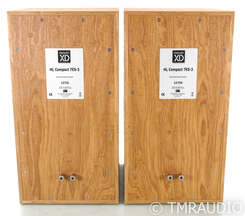 Harbeth HL Compact 7ES-3 Bookshelf Speaker; Tamo Ash Pair; C7ES3