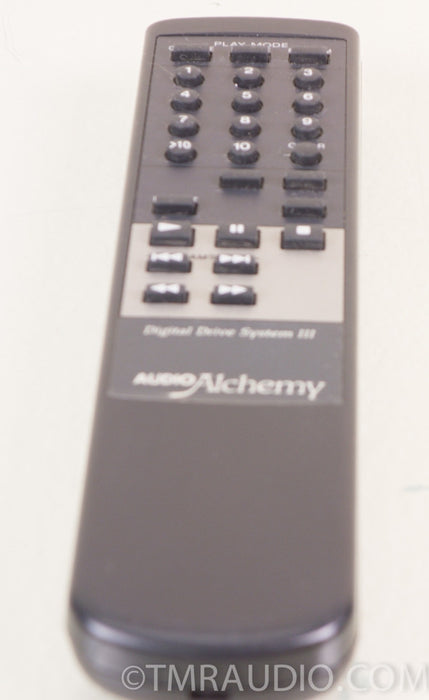 Audio Alchemy Digital Drive System ii Remote Control