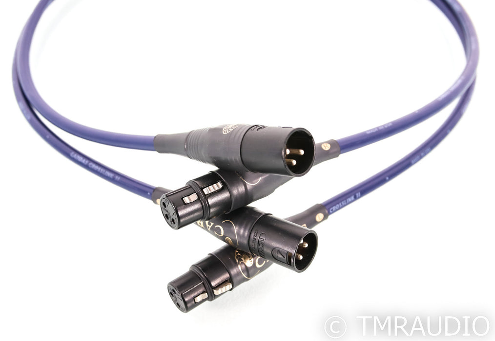 Cardas Crosslink 1I XLR Cables; 1m Pair Balanced Interconnects (Open Box)