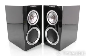 KEF R300 Bookshelf Speakers; R-300; Black Pair