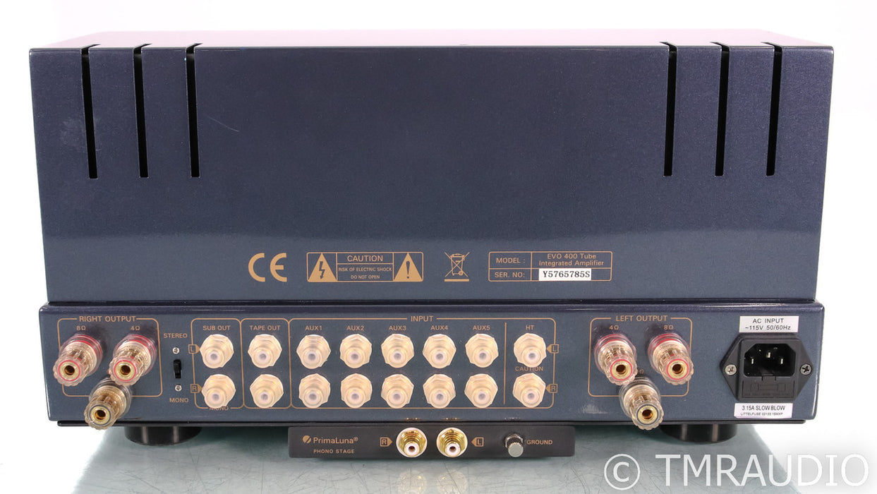 PrimaLuna Evo 400 Stereo Tube Integrated Amplifier; Remote