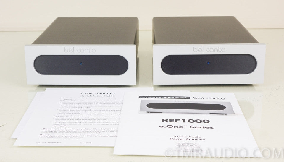 Bel Canto Ref1000 Mono Power Amplifier