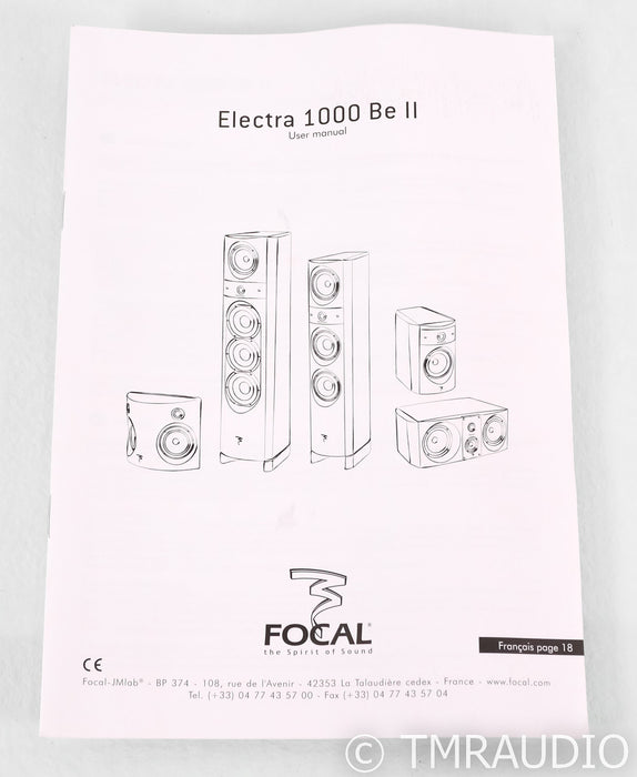 Focal Electra CC1008 Be Center Channel Speaker; Basalt